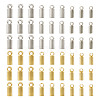 240Pcs 6 Style Brass Cord End KK-TA0001-28-10