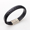 Imitation Leather Cord Bracelets BJEW-N0011-029B-5