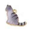 Alloy Enamel Pendants ENAM-Q507-07E-1