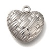 Anti-Tarnish 304 Stainless Steel Pendants STAS-P371-096A-P-1