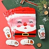 Christmas Theme Rectangle Plastic Zip Lock Candy Storage Bags OPP-FS0001-11-2