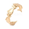 Marine 304 Stainless Steel Cuff Bangles for Women BJEW-Z147-01G-01-2