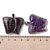 Natural Amethyst Carved Pendants G-B067-01B-3