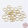 925 Sterling Silver Open Jump Rings STER-F036-02G-0.8x5mm-3