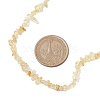 Natural Citrine Chip Beaded Necklaces for Women NJEW-JN05005-3