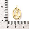 Brass Micro Pave Cubic Zirconia Pendants ZIRC-P123-01G-A01-3