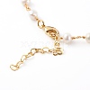 Natural Pearl Beaded Anklet AJEW-AN00429-3
