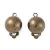 Brass Earring Findings KK-E031-AB-NF-2