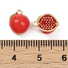 Brass Enamel Charms KK-L231-21G-02-3