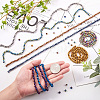 Craftdady 16 Strands 8 Colors Electroplate Transparent Glass Beads Strands EGLA-CD0001-04-10