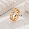 Elegant Cloud Pattern Brass Cubic Zirconia Ring for Women Casual Vacation Wear NW6172-4-1