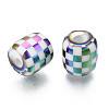Electroplate Glass Beads EGLA-S196-08A-06-2