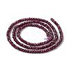 Natural Garnet Beads Strands G-F460-07-3