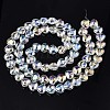 Electroplate Glass Beads Strands EGLA-S188-14-B03-5