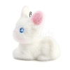 Animal Theme Flocky Resin Pendants LS-RESI-M051-01C-2