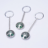 Synthetic Malachite Keychain KEYC-E023-02B-1