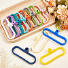 GOMAKERER 12Pcs 12 Colors Silicone Mason Jar Spoon Holder FIND-GO0001-37-4