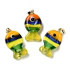 Handmade Lampwork Pendants LAMP-A007-01G-05-04-1