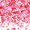 Valentine's Day Lip Handmade Polymer Clay Sprinkles Mix CLAY-SC0001-97B-1