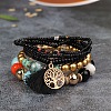 Bohemian Vintage Creative Glass Bead Bracelet PW-WG4D881-07-1