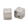 304 Stainless Steel European Beads STAS-D382-02O-P-1