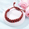 7 Inner Cores Polyester & Spandex Cord Braided Bracelets for Men Women BJEW-JB12571-01-2