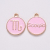 Alloy Enamel Pendants LS-X-ENAM-S124-01B-09L-1