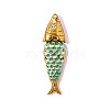 304 Stainless Steel Enamel Pendants STAS-A26-03-26-3