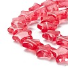 Transparent Glass Beads Strand GLAA-K057-01G-4