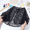 Detachable Polyester Bridal Lace Shawls AJEW-WH0248-13A-3