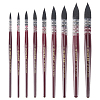 9Pcs Nylon Hair Painting Brush AJEW-WH0481-536-1