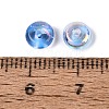 Baking Paint Electroplate Transparent Glass Beads EGLA-Q141-01A-A07-3
