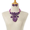 Alloy Aluminum and Acrylic Resin Jewelry Sets FS-WGFFF05-01-1