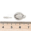 Brass Micro Pave Cubic Zirconia Box Clasps KK-P291-43P-02-3