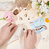 Alloy Enamel Hedgehog & House & Flower Charm Locking Stitch Markers HJEW-PH01718-3