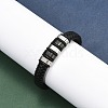 Ion Plating(IP) Braided Leather Cord Bracelets for Men BJEW-Z081-11P-01-3