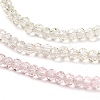 Transparent Painted Glass Beads Strands LS-DGLA-A034-T1mm-A25-4