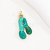 Alloy Enamel Pendants ENAM-S023-01G-A-1