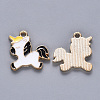 Alloy Enamel Pendants ENAM-N054-013C-2