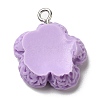 Opaque Resin Pendants RESI-L038-01P-02-2