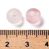 Frosted Transparent Acrylic Beads OACR-F013-13B-3