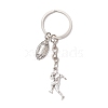 5Pcs Alloy Keychains KEYC-JKC01046-4