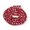 Electroplate Transparent Glass Beads Strands LS-EGLA-A035-T6mm-A01-2