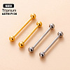 G23/F136 Titanium Straight Barbell Piercing Tongue Rings for Women Men WGE9182-03-1