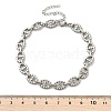 304 Stainless Steel Oval Link Chains Bracelets for Men & Women BJEW-D042-47P-5