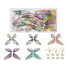 DIY Butterfly Dangle Earring Making Kits DIY-PJ0001-34-19