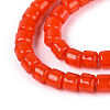Opaque Solid Color Glass Beads Strands LS-GLAA-N065-4x4mm-C04-3