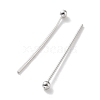 Anti-Tarnish Rhodium Plated 925 Sterling Silver Ball Head Pins STER-M117-05C-P-2