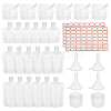   24Pcs PET Plastic Empty Refillable Travel Bags ABAG-PH0001-05-1