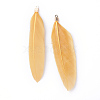 Goose Feather Pendants X-FIND-Q055-G11-2